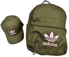 Adidas Basecap und Rucksack Tasche Adicolor Backpack 21 Liter JC7495 und JC7687
