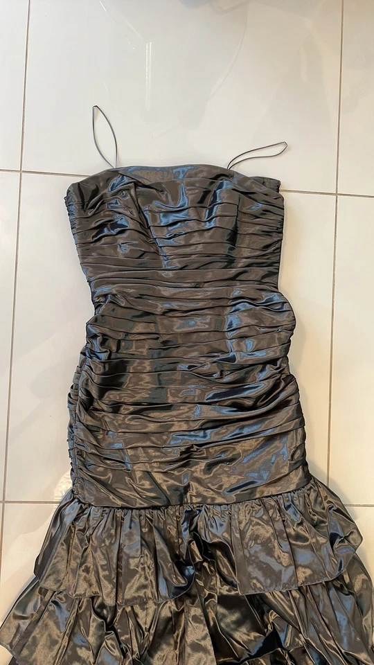 Ralph Lauren Vestido Etiqueta Negro Talla 8 Foto 2 de 4