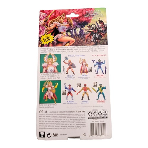 Masters Of The Universe Wave 3 Roboto, Mer‐man, Zodac, and She-ra. Lot of 4 - Picture 4 of 10