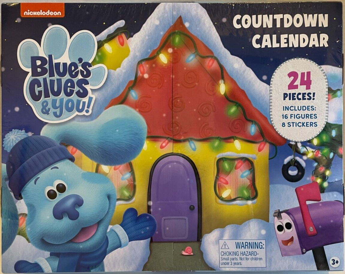 new-amp-sealed-blues-clues-christmas-coutdown-advent-calendar-24-pieces-ebay