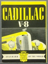 1938 Cadillac V8 Sales Folder