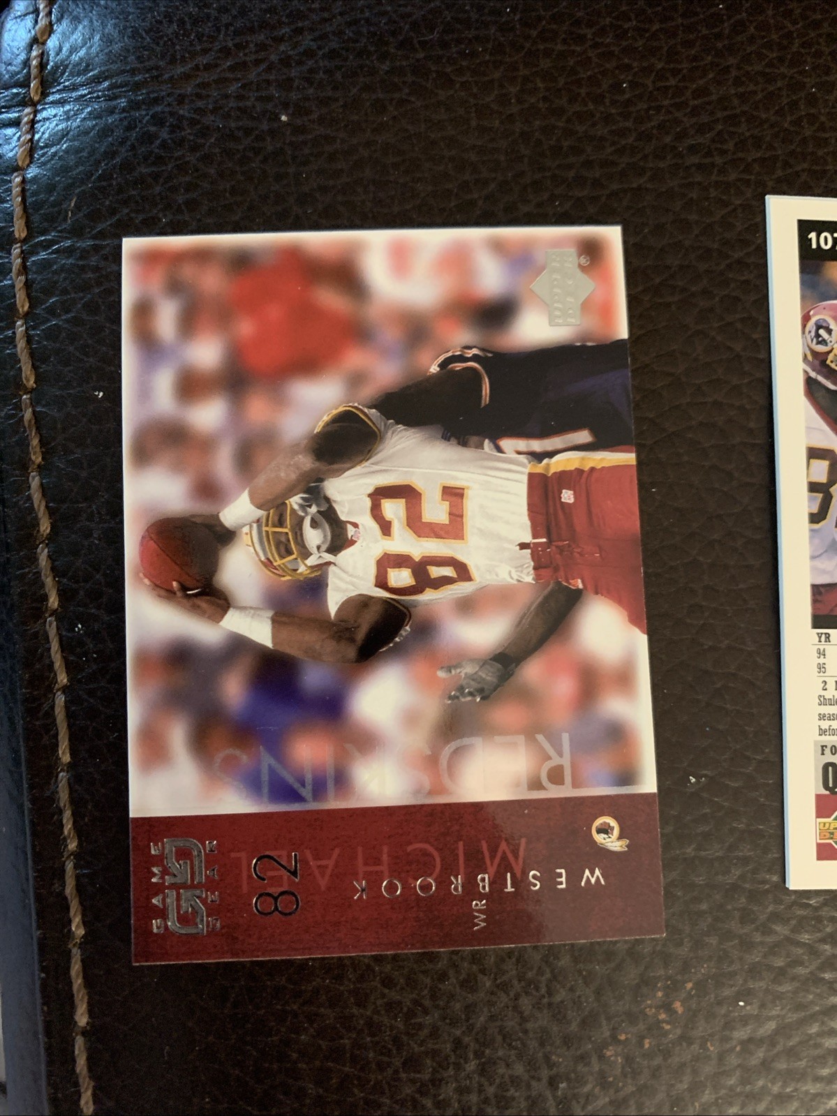 Michael Westbrook 2001 UD Game Gear FOOTBALL #89 Washington Redskins