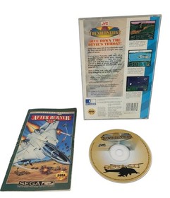 After Burner III 3 Sega CD Genesis Long Box Video Game with/Manual Untested