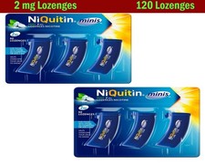 NiQuitin Minis Mint Lozenges 2mg 60 Minis   Pack 2 Expiry 2027