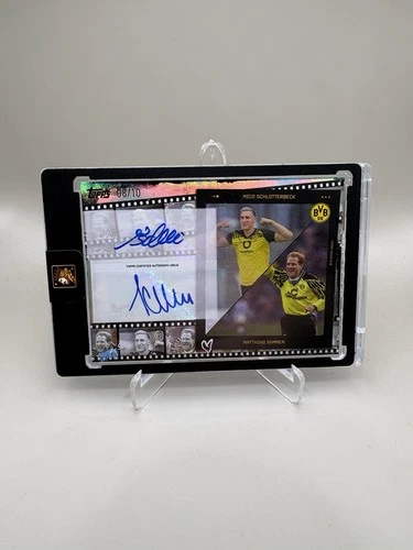 2025-26 Topps Focus Borussia Dortmund Schlotterbeck Sammer Dual Auto /10 BVB
