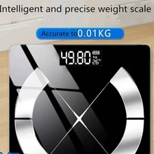 Bluetooth Smart Fat Scale USB Rechargeable, BMI Body Composition Tracking