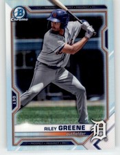 2021 Bowman Chrome Prospects Refractors Riley Greene #107