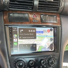 64G CAR RADIO FOR MERCEDES BENZ C CLASS W203 CLK W209 CARPLAY ANDROID SWC BT NAV