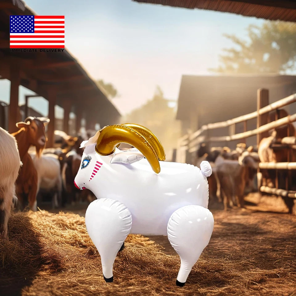 Inflatable Sheep | Blow-Up Sheep | Sheep Themed Party Supplies | Sheep Blow up I - Image 4 of 4