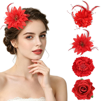 4 StüCke Hawaii Haarspange Blumen Haarklammern Haarclip ﻿