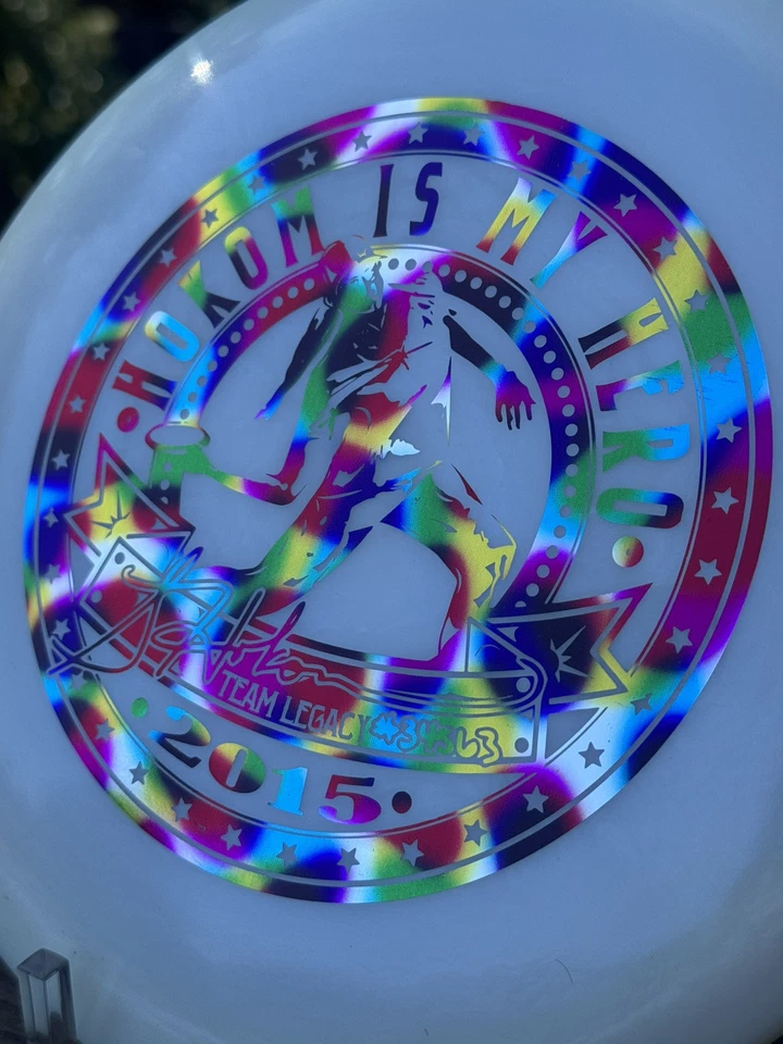 Legacy Discs Phenom 174g Pearly Pinnacle Hokom Is My Hero 2015 Disc Golf - Image 3 of 4