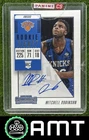 Mitchell Robinson RC Auto 2018-19 Panini Contenders New York Knicks 129 Champion
