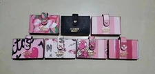 Victoria's Secret Pink Stripe VS Card Holder Coin Purse Multilayer Business Card
