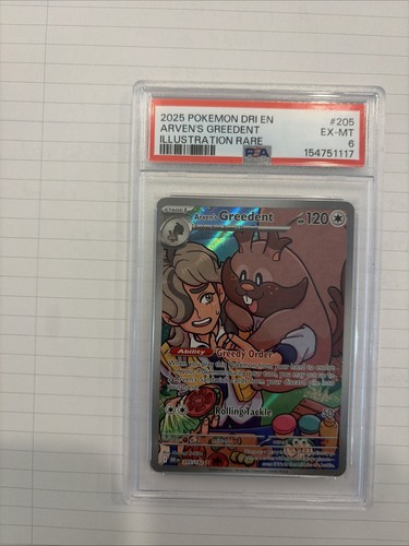 Arven's Greedent graded PSA 6 for sale on eBay