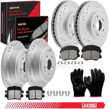 Front Rear Disc Rotors Brake Pads Kit For 2003 2004 2005 2006-2008 Honda Pilot Front Rear Disc Rotors Brake Pads Kit For 2003 2004 2005 2006-2008 Honda Pilot
