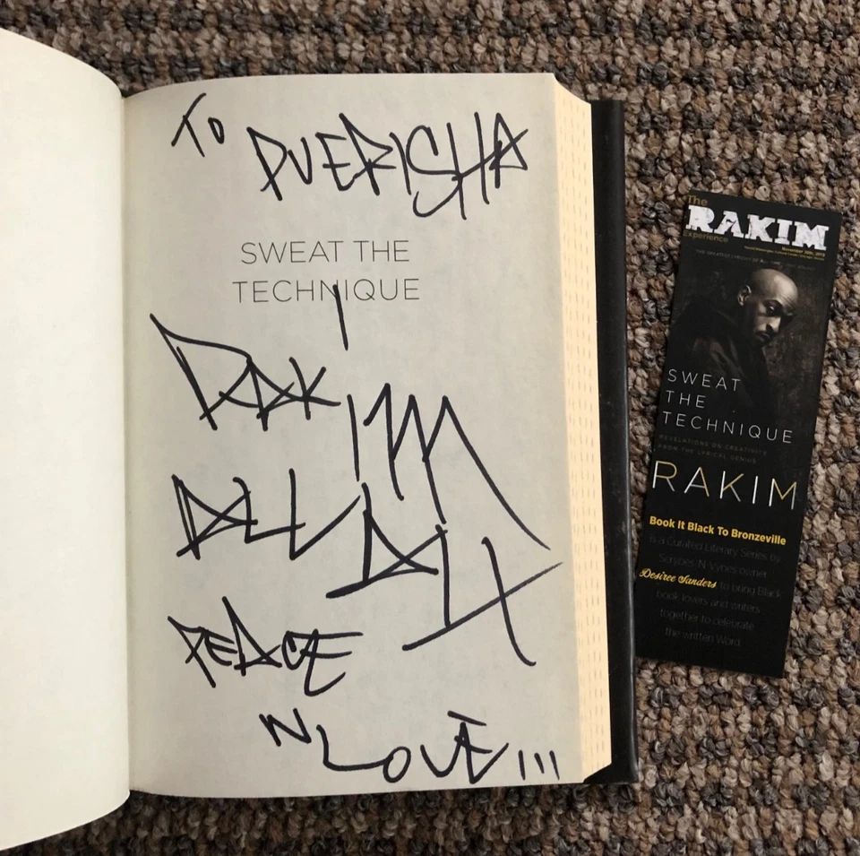 SIGNED Legendary hip hop artist Rakim lets the world in on how the magic works Foto 4 de 4