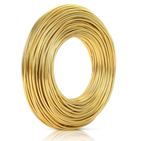 Basteldraht Gold 2Mm 30M Schmuckherstellung & Bastelarbeiten Rostfrei Flexibel