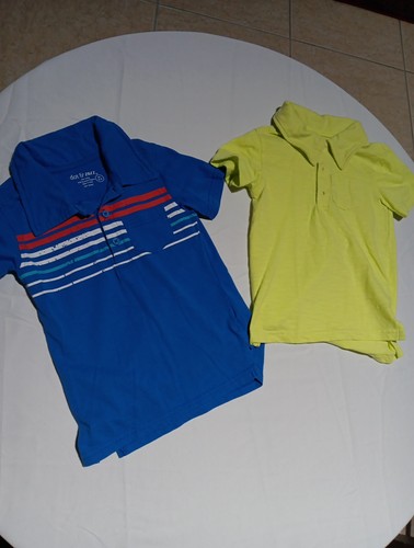 2 Dot And Zazz Size 4-5 Boys Collard Shirts With Buttons