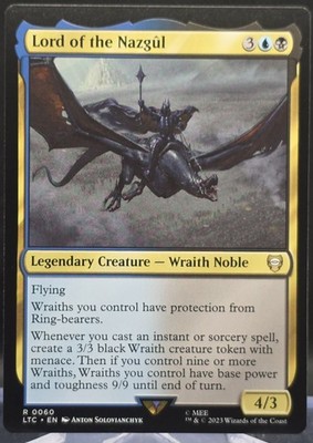 Lord of the Nazgul #60 Commander: The Lord of the Rings Regular Rare