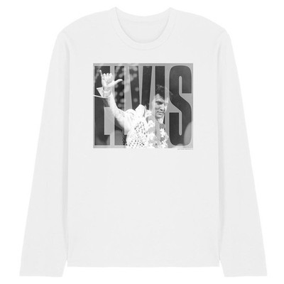 Elvis Presley - ''Aloha'' T-Shirt für Herren/Damen Unisex, Langärmlig (TV33240)