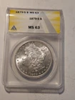 1879 S Morgan Silver Dollar MS 63 ANACS