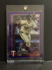 Topps 2025 Brooks Lee Minnesota Twins Rookie Debut Purple Holofoil #US243 /250