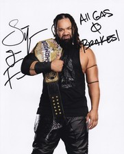 JACOB FATU signed Autogramm 20x25cm WRESTLING in Person autograph ACOA