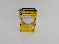 GE 40w Soft White Decorative G25 Globe Shape 1 Bulb