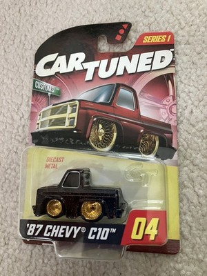 Car Tuned  87 Chevy C10 Candy Red Walgreens Series 1 Mint Card