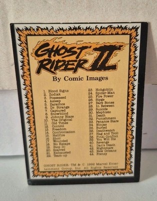 Ghost Rider 2 Trading Card Singles 1-80 (Comic Images, 1992) MULTIBUY BOX6