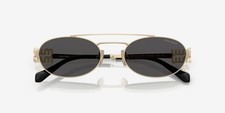 Miu Miu SMU 54ZS Pale Gold/Grey ZVN08Z Sunglasses