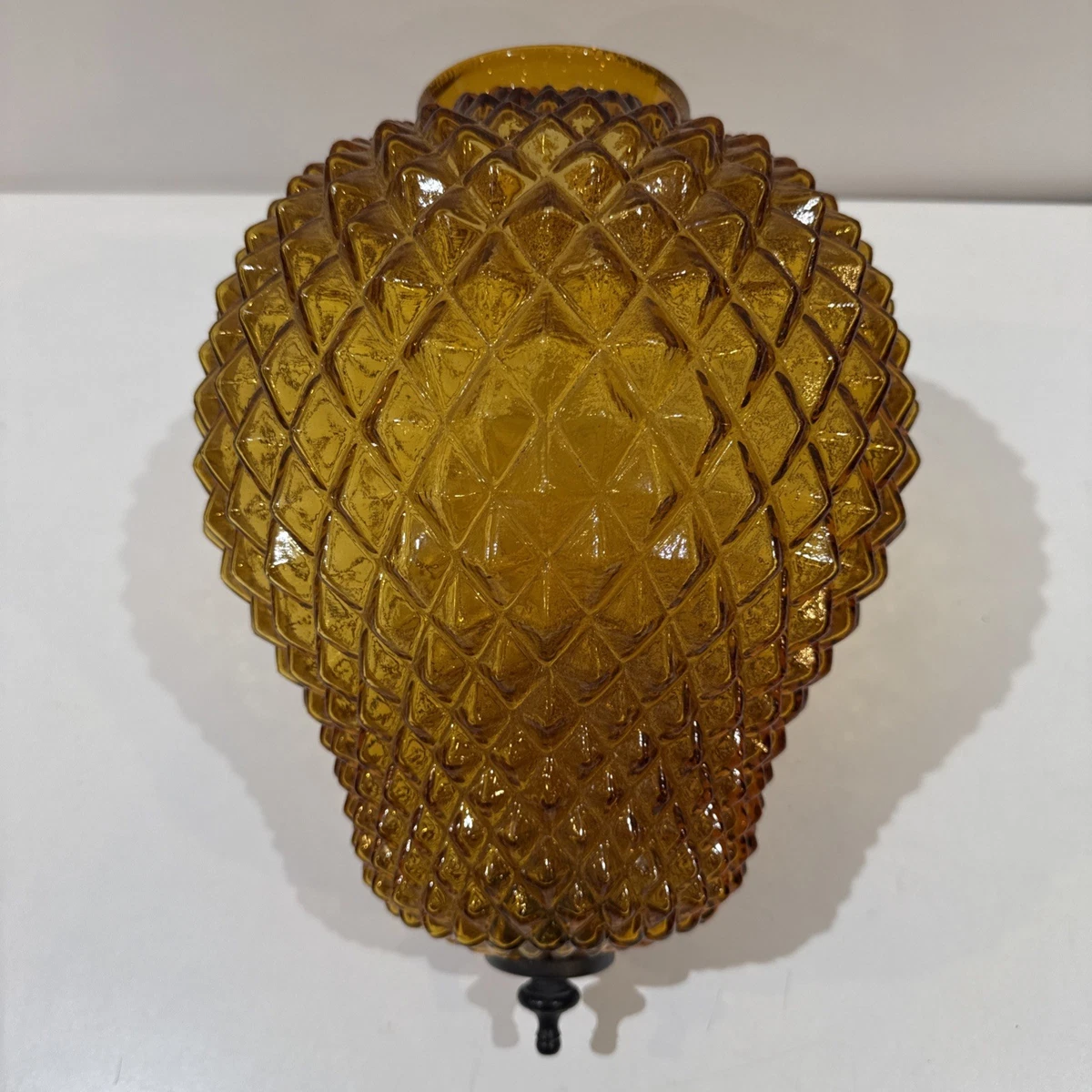 Amber Glass Lamp In Collectible Lamp Shades for sale | eBay