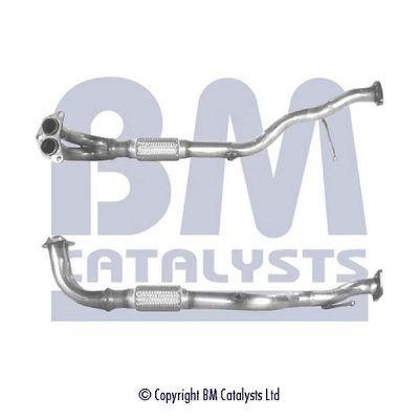 Bm Catalysts Abgasrohr Auspuffanlage Vorne Passend FüR Hyundai Lantra 1 1.5 I.E.-image