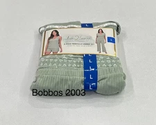 Live 2 Lounge Women’s 4-Piece Pointelle Lounge Set, Green, Size L