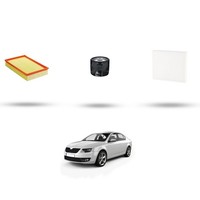 Hoffcar Wartungskit - 3 Filter Kompatibel Mit Skoda Octavia III 1.5 TSI 110KW
