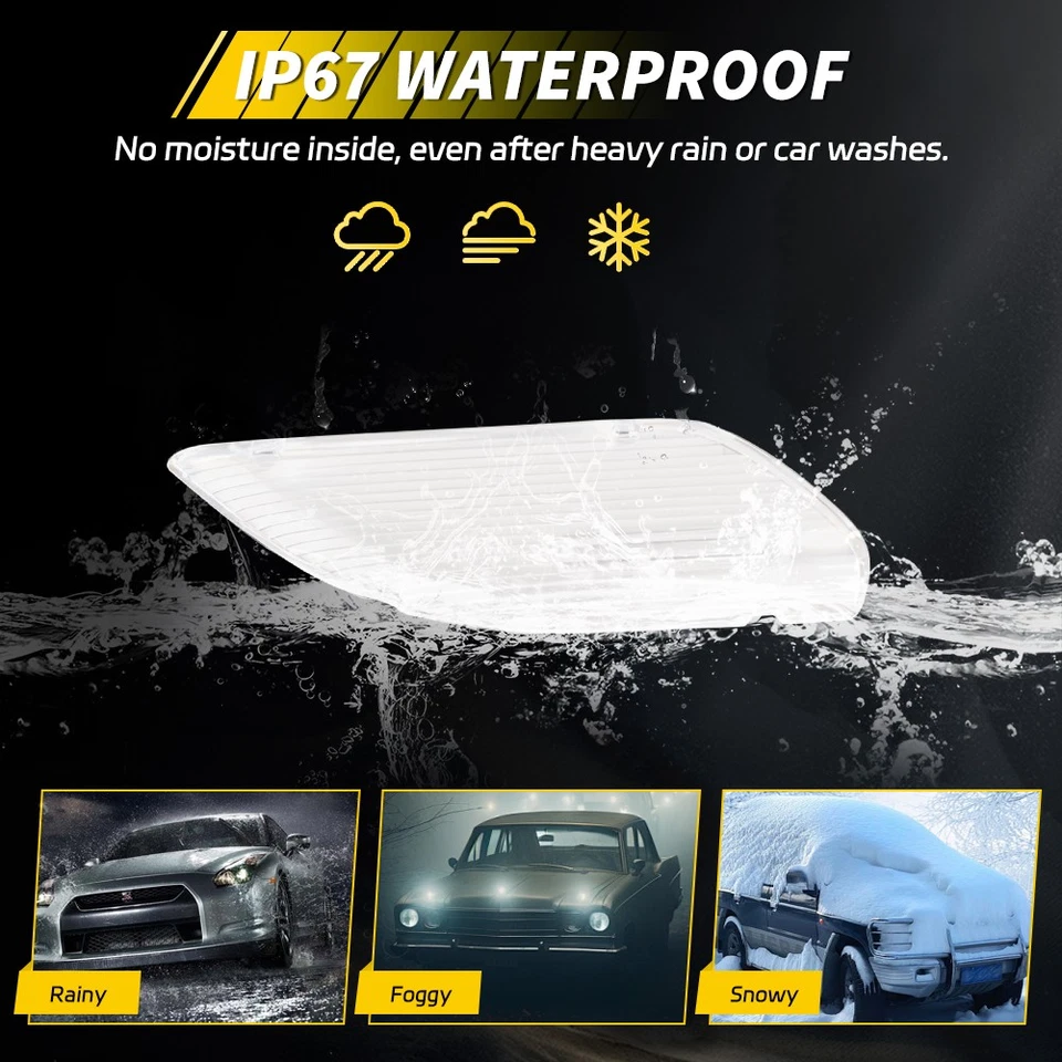 2X Front L&R Door Courtesy Light Lenses For 2000-2006 Subaru Outback Legacy Baja - Image 3 of 4