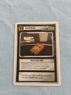 STAR TREK TNG CARDS CCG You Pick 1994 Paramount White & Black Borders