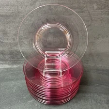 Tiffin Franciscan WISTARIA Luncheon Glass Plate 8 1/8 Inches