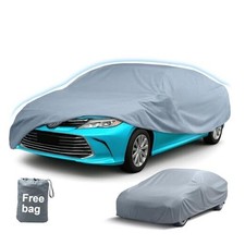 Leader Accessories Car Covers for 1-Sedan C5 196"-205" Basic Guard-Grey