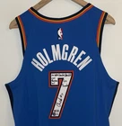 Chet Holmgren Signed Thunder Nike ADV NBA Authentic Jersey BAS (USASM LE #22/25)