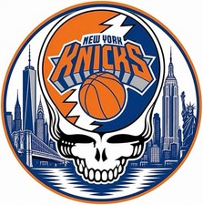(2) New York Knicks Grateful Dead Stealie Sku...