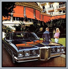 1970 Pontiac Bonneville Sedan Black Toolbox - Refrigerator Magnet 42 Mil