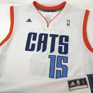 Adidas Charlotte Bobcats Kemba Walker 15 NBA Jersey Mens Large White 7818A 2012