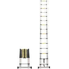 Échelle télescopique en aluminium - 4.40 mètres