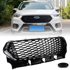 Für Ford Escape Kuga 2017 2018 2019 Front Grill Kühlergrill Stoßstange Schwarz