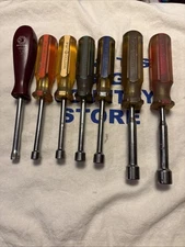 Matco Tools USA 7pc SAE 1/4" to 1/2" Nut Driver Set MND8, ND9 - ND16