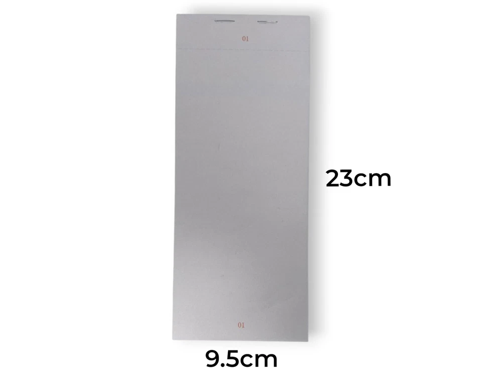 CHEFLINE 10x Large Waiters Food Order Pads No 1-50 Duplicate Sheet Restaurant, Bar Pad