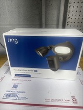 Ring Floodlight Cam Wired Pro w/ Bird  s Eye View and 3D Motion Detect Bronze