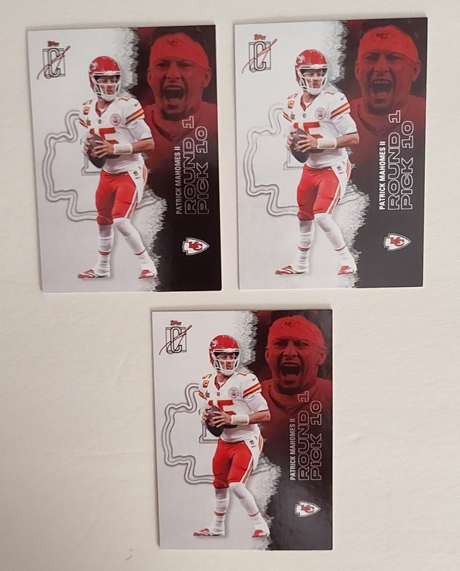 2025 Signature Class"Patrick Mahomes" 3 Card Lot (Base) Kansas City Chiefs 🔥🔥