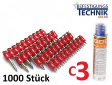 Stahl-und Betonnägel 3,0x38mm HC6 Gas für Spit Pulsa 800 P27 P40 P65 Betonnagler